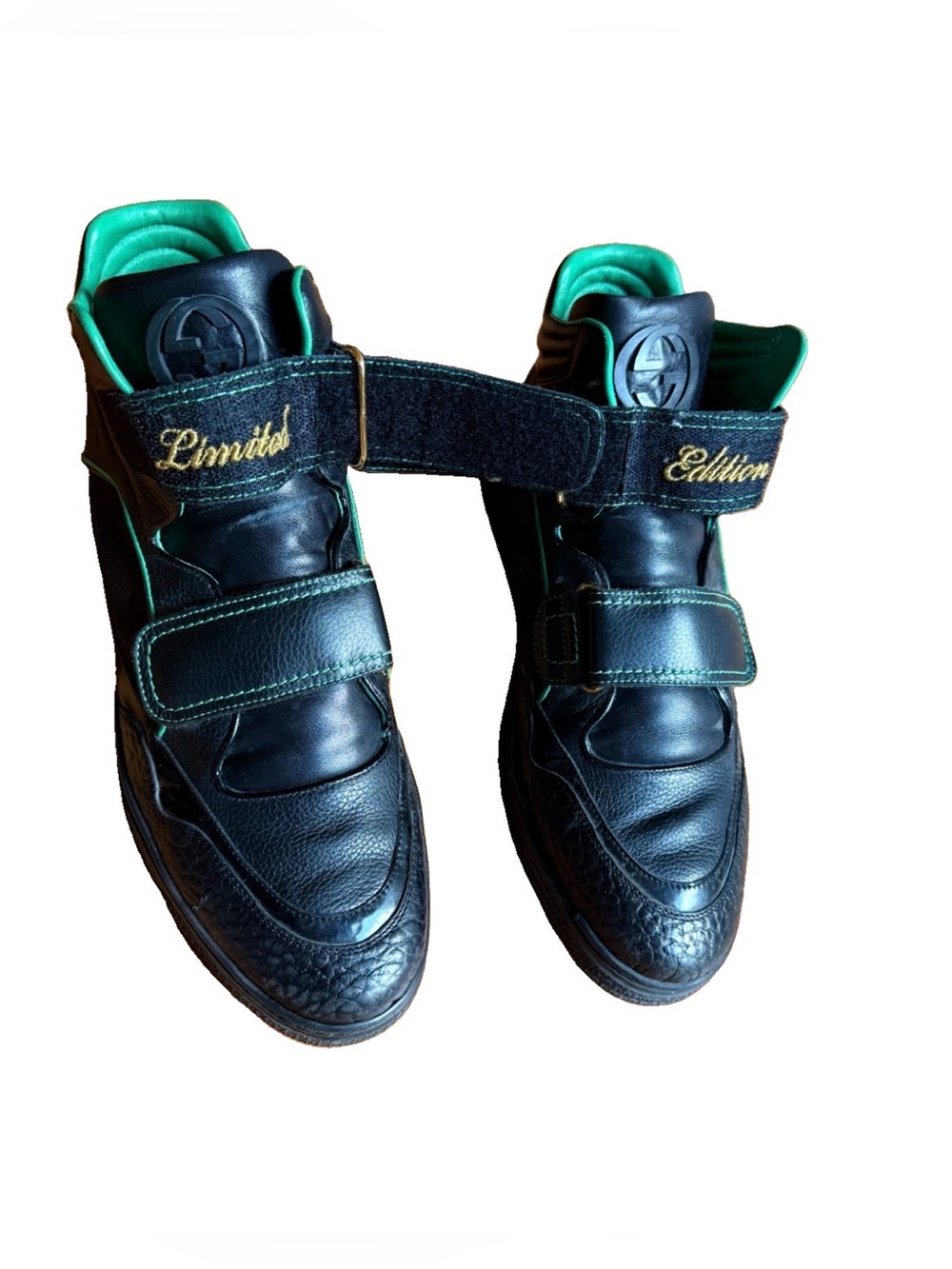 Rare Gucci Icon-Temporary Miami Limited Edition Sneakers 227807 Size 11 C Black